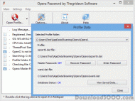 Opera Password by Thegrideon Software screenshot